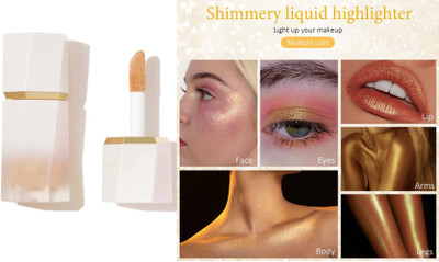 GABBU Face & Glow Illuminating Liquid Highlighter With Matte Finish Highlighter(gold)