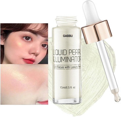 GABBU Drop & Glow Liquid Highlighter For Face Makeup Highlighter(Gold)