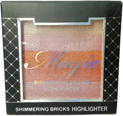 Facejewel Magic Shimmer Brick  Highlighter(Shade-3)
