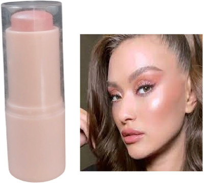Luipui light pink makeup highlighter stick perfect for face makeup Highlighter(light pink)