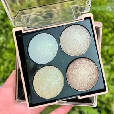 GFSU - GO FOR SOMETHING UNIQUE 4 Multiple Shades Highlighter Palette With For Blinding Glow, Looks Highlighter(multicolor)