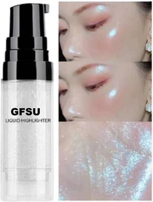 GFSU - GO FOR SOMETHING UNIQUE HD Glow Liquid Highlighter. Classic liquid highlighter for women Highlighter(silver)