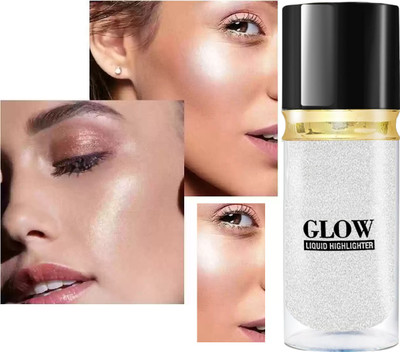 SHENY COLORS BEST HIGH DEFINATION SOFT SKIN FOR LIQUID HIGHLIGHTER SILVER Highlighter(SILVER)