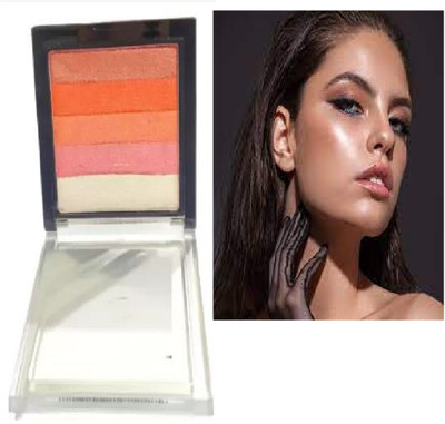 Luipui best long lasting highlighter pack of 1 waterproof Highlighter(multicolor)