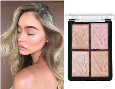 Arcanuy Highlighter Makeup Palette Shimmer Long Lasting Highlighter(MULTICOLOR)