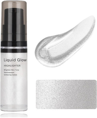 luzimaisa Luminous Glow Liquid Silver Highlighter Ultra Smooth Shine  Highlighter(Silver)