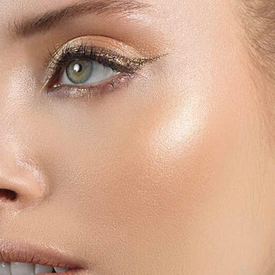 Amaryllis PROFESSIONAL MINI HIGHLIGHTER POWDER SILVER COLOR Highlighter(SILVER)