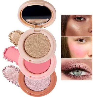 BEAUTYATH Multi Use Eyes, Cheeks, Lips Tint With Enriched Vitamin C Give Soft Natural Glow(Multicolor)