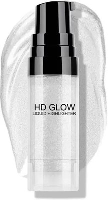 THTC Liquid Highlighter - Shine Shimmer Makeup Bronzer Smooth Glow Illuminator Highlighter(SILVER)