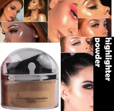 KAIASHA HIGH QUALITY SHIMMERRY SHINE WHITENING SHIMMER LOOSE POWDER  Highlighter(GOLDEN)