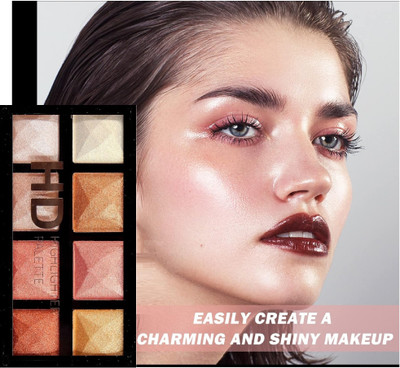 USBK Highlighter Palette | Face Highlighter Makeup Palette Highlighter(MULTICOLOR)