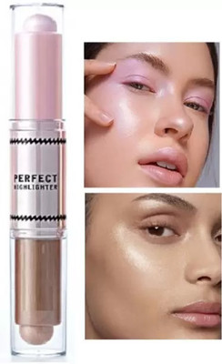 DARVING Face Brighten Makeup Cream Shimmer Highlighter Stick  Highlighter(multi color)
