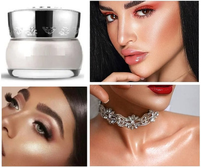 Latixmat Waterproof Illuminator And Highlighter Makeup Base For All Skin Type Highlighter(Silver)