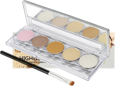 Arcanuy 5 in 1 multi color shimmery shiny highlighter palette Highlighter(MULTICOLOR)