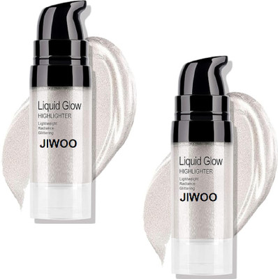 Jiwoo COMBO Liquid Illuminator Highlighter Ultra Smooth Shine Waterproof  Highlighter(SILVER)