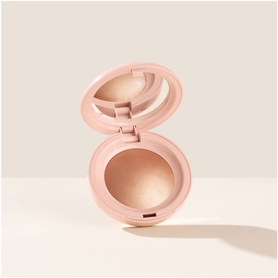 REIMICHI Highly-Pigmented Baked Highlighter and Shimmer Blusher Highlighter(ROSE GOLD)
