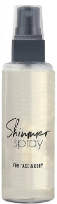 Jiwoo Best Shimmer Spray Liquid Highlighter For Face Glow Face Hair And Body Highlighter(Silver)