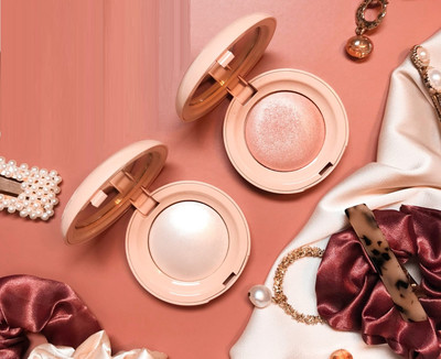 REIMICHI Highly Pigmented & Long Lasting Baked Highlighter & Blush Highlighter(MULTICOLOR)