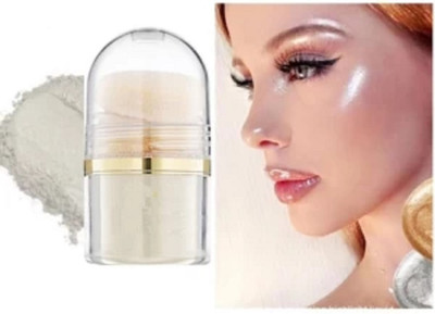 Jiwoo Shimmer powder highlighter Silver Highlighter (SILVER) Highlighter(silver)