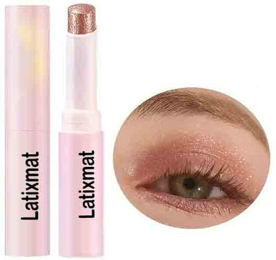 Latixmat Multi Use Shimmering Jelly Rose Gold Eyeshadow Stick Highlighter(Rose Gold)