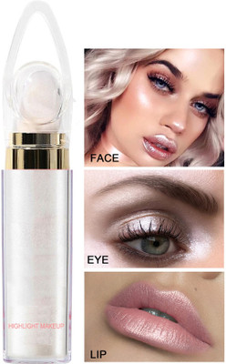 ADJD Intense Silver Shimmer Powder Loose Face Shiner  Highlighter(SILVER)