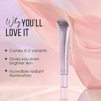 Yuency Base Illuminator Highlighter Face Makeup Infused with Shea Butter & Niacinamide Highlighter(Pink)