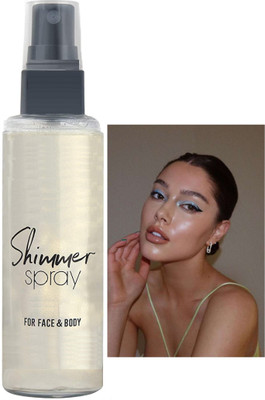 Latixmat Illuminating Spray, Face & Body Highlighting Spray, Face & Body  Highlighter(silver)