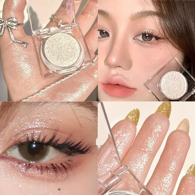 HUZURLU Bright Highlighter, All Over Face Glow Highlighter(OFF WHITE)