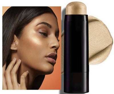 manasona Face Highlighter Long Lasting Waterproof highlighter in makeup  Highlighter(Gold)
