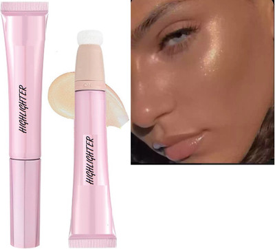 GABBU Use Liquid Shimmer finish silver shine highlighter Highlighter(rose gold)