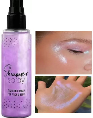 GFSU - GO FOR SOMETHING UNIQUE Purple Glowing Face Body Illuminating Bronzing Spray Highlighter(purple)