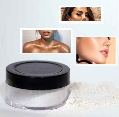 JANOST Radiance Highlighter Powder Glow for Skin Highlighter(Shine Silver)