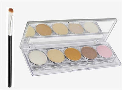 DARYUE 5 in 1 Blush & Highlighter | Shimmery Look Glowing Skin Highlighter Palette Highlighter(Multicolor)