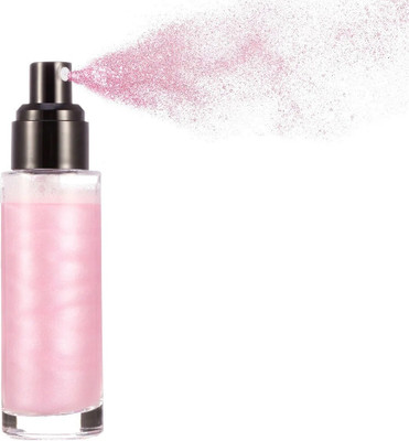 Yuency Shimmer spray for face & body fix finishing spray  Highlighter(PINK)