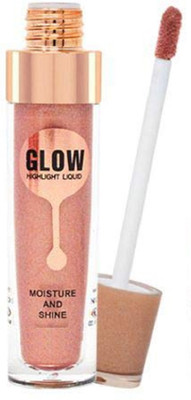 LILLYAMOR 3D Liquid Highlighter,Shimmer Highlighter Makeup Stick Highlighter(Rose Gold)