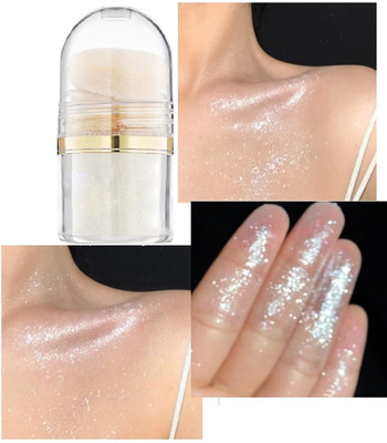 Emijun EVERY DAY SHINE LONG LASTING MAKE UP LOOK SILVER HIGHLIGHTER Highlighter(white)