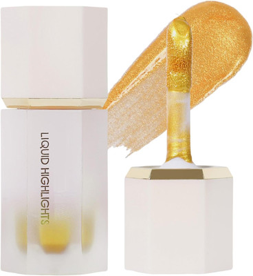 ADJD Glow Dewy Liquid Highlighter Long-lasting Smudge Proof Natural Highlighter(GOLDEN)