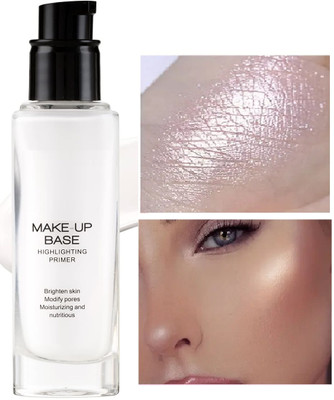 luzimaisa Pink Make-Up Base Liquid Illuminating Glowing Face  Primer  - 40 ml(PINK TINT)