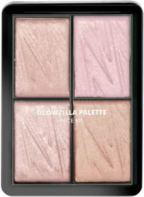 DARYUE 4 Shade Illuminating Ultimate Glow Brick Highlighter Palette Highlighter(Multicolor)