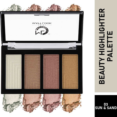 MATTLOOK Beauty Highlighter Palette Highlighter(Sun-&-Sand)