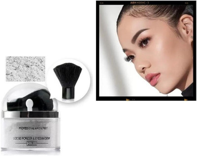 YAWI Best Silver Shiny Face Makeup Shimmer Powdery Highlighter (Silver)  Highlighter(SILVER)