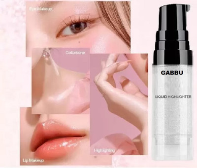 GABBU Makeup Korean Illuminator HD Silver Highlighter.. Highlighter(silver)