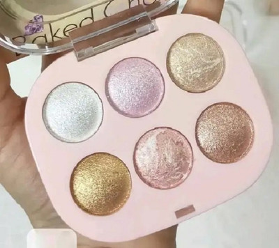 luzimaisa Korean 6 Shades Baked Face Lightweight & Long Lasting Blusher  Highlighter(MULTI COLOUR)