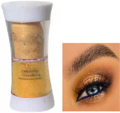HUZURLU LOOSE EYESHADOW POWDER (EOSE GOLD AND GOLDEN) Highlighter(ROSE GOLD & GOLD)