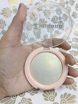 MYEONG Shimmer Cheek Face Body Shimmer Changing Highlighter Palette Highlighter(Gold Shin)