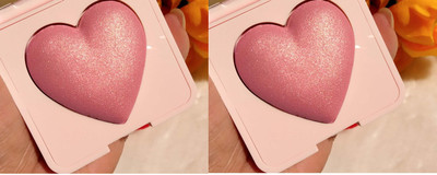 GFSU - GO FOR SOMETHING UNIQUE Baked Blusher & Highlighter Palette pack of 2 Highlighter(pink)
