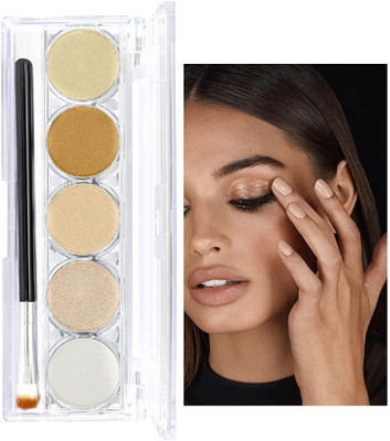 Arcanuy New shimmery shiny highlighter palette Highlighter(MULTICOLOR)