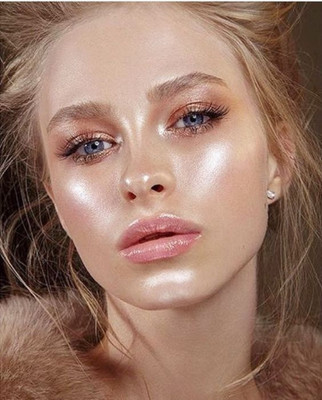GULGLOW99 Shimmer Pearl Liquid Highlighter Makeup Ultra-Smooth Radiant Illuminator Highlighter(white)