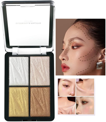 GABBU Ultra Blendable & Long Lasting Makeup Highlighter Glow Illuminating Highlighter(multi color)