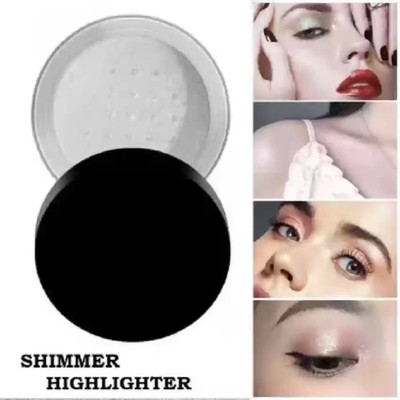 THTC COLOR CHANGING SILVER HIGHLIGHTER POWDER FOR BEAUTIFUL LOOK Highlighter(silver)